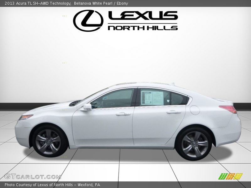 Bellanova White Pearl / Ebony 2013 Acura TL SH-AWD Technology