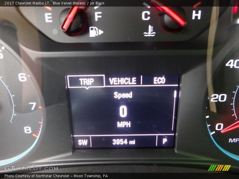 Blue Velvet Metallic / Jet Black 2017 Chevrolet Malibu LT