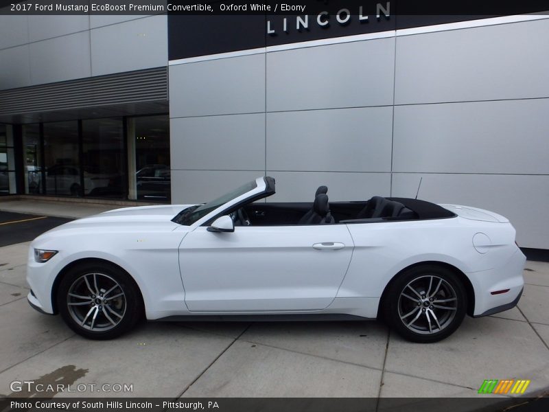  2017 Mustang EcoBoost Premium Convertible Oxford White