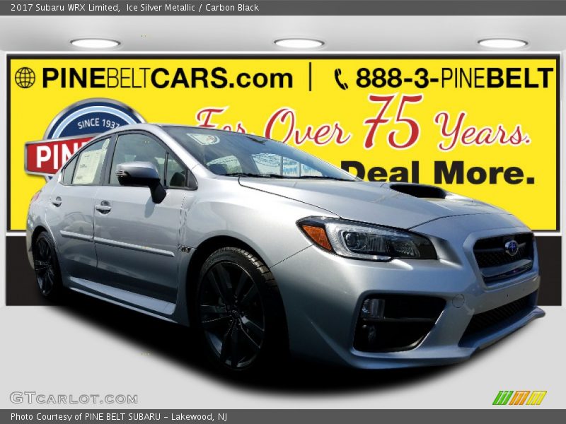 Ice Silver Metallic / Carbon Black 2017 Subaru WRX Limited