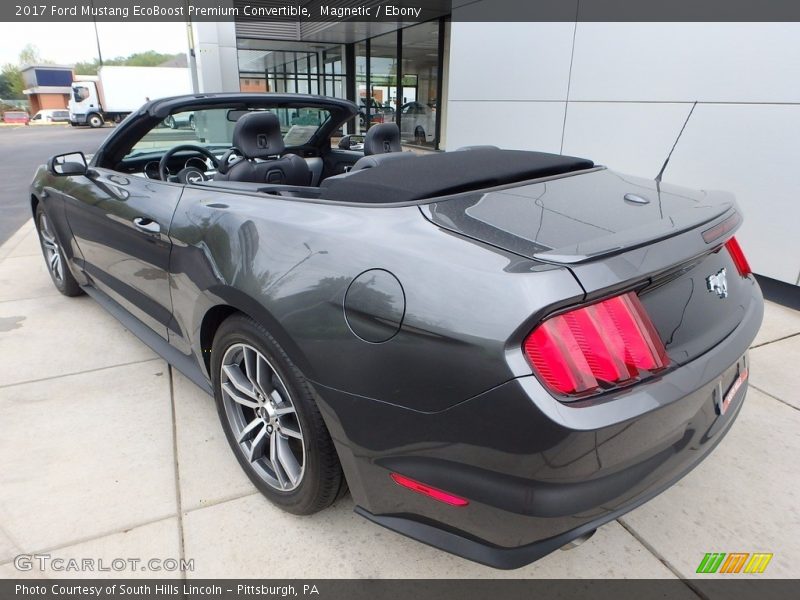 Magnetic / Ebony 2017 Ford Mustang EcoBoost Premium Convertible