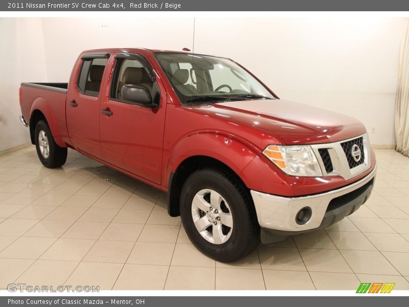 Red Brick / Beige 2011 Nissan Frontier SV Crew Cab 4x4