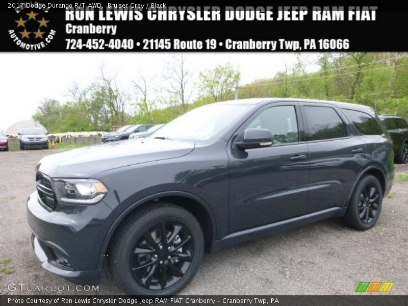 Bruiser Grey / Black 2017 Dodge Durango R/T AWD