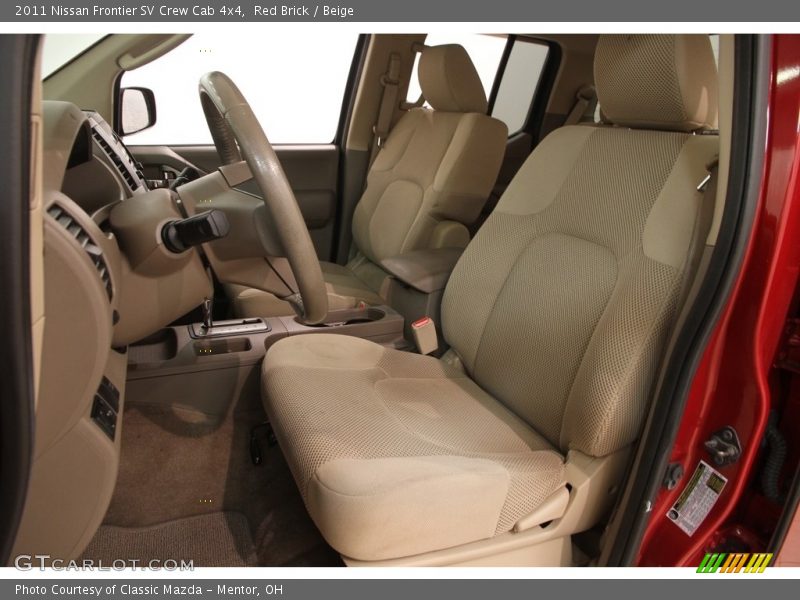 Red Brick / Beige 2011 Nissan Frontier SV Crew Cab 4x4