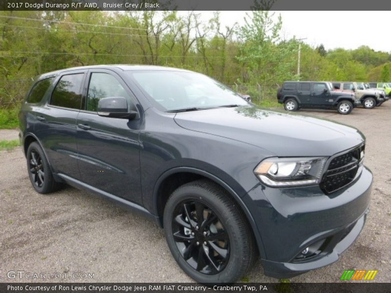 Bruiser Grey / Black 2017 Dodge Durango R/T AWD