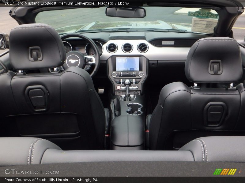 Magnetic / Ebony 2017 Ford Mustang EcoBoost Premium Convertible
