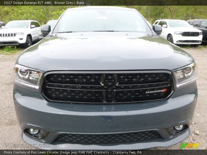 Bruiser Grey / Black 2017 Dodge Durango R/T AWD