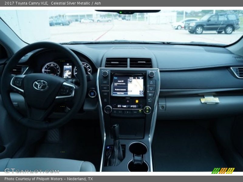Celestial Silver Metallic / Ash 2017 Toyota Camry XLE