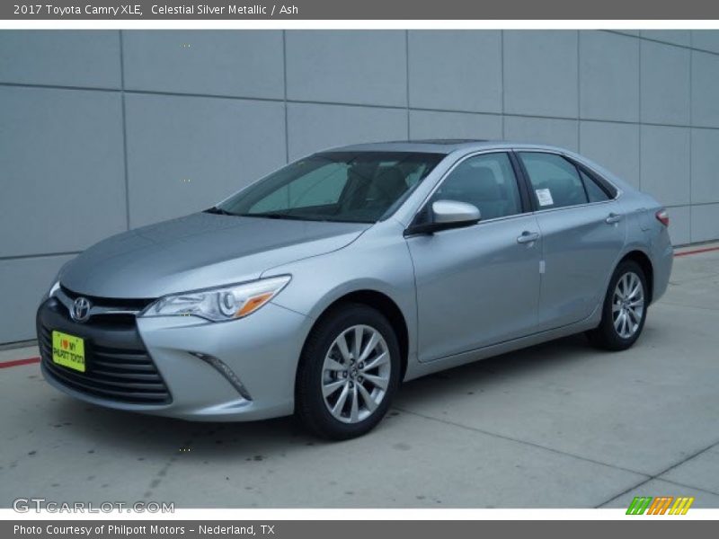 Celestial Silver Metallic / Ash 2017 Toyota Camry XLE