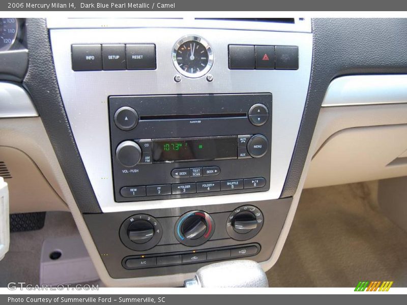 Dark Blue Pearl Metallic / Camel 2006 Mercury Milan I4