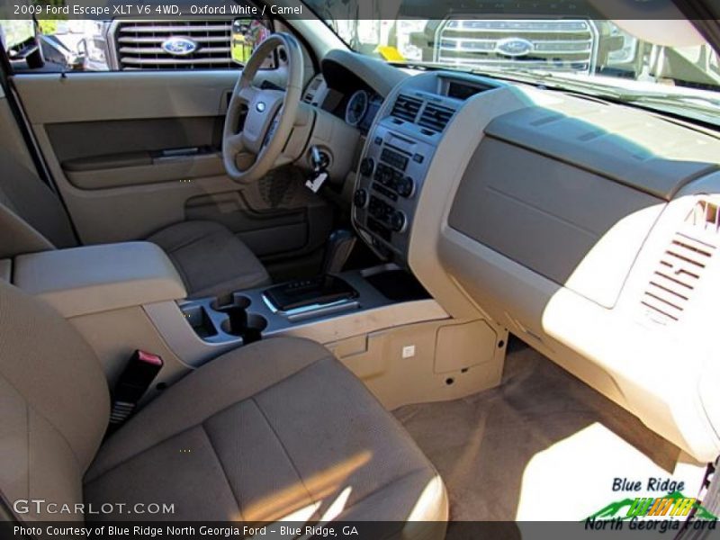 Oxford White / Camel 2009 Ford Escape XLT V6 4WD