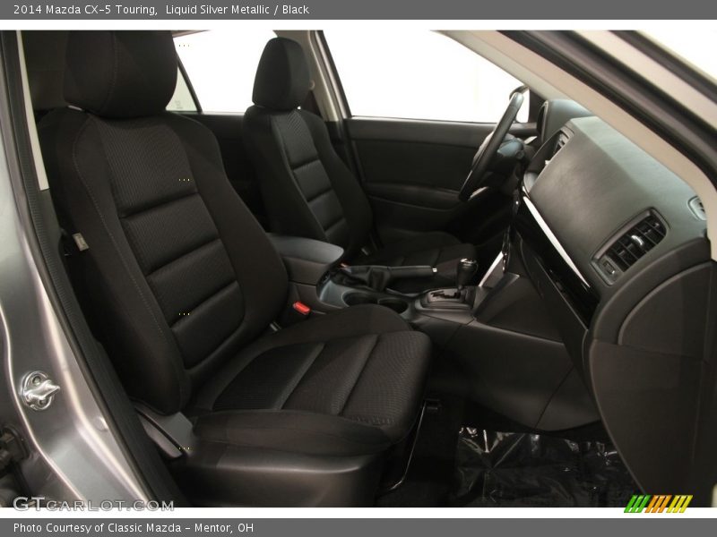 Liquid Silver Metallic / Black 2014 Mazda CX-5 Touring