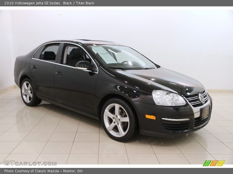 Black / Titan Black 2010 Volkswagen Jetta SE Sedan