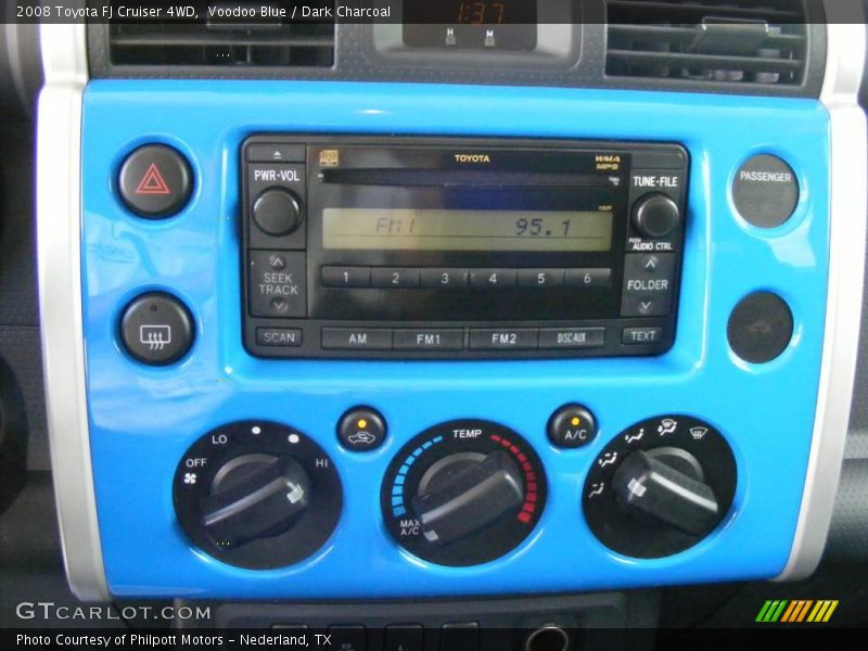 Voodoo Blue / Dark Charcoal 2008 Toyota FJ Cruiser 4WD