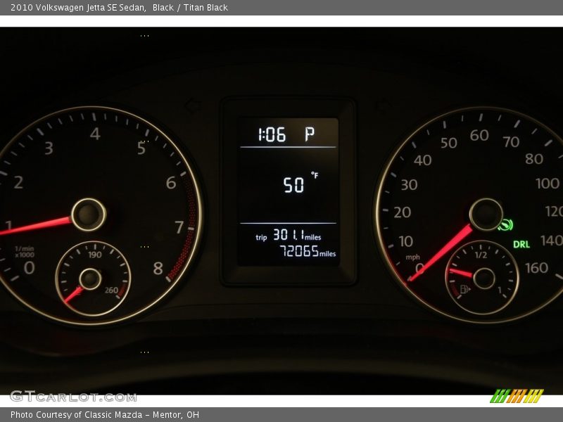 Black / Titan Black 2010 Volkswagen Jetta SE Sedan