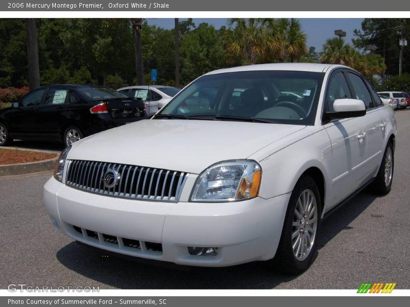 Oxford White / Shale 2006 Mercury Montego Premier