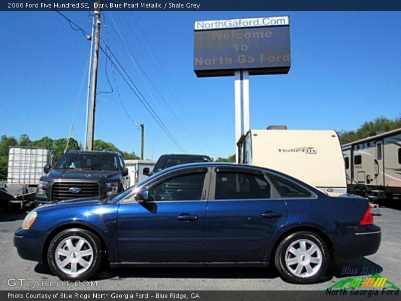Dark Blue Pearl Metallic / Shale Grey 2006 Ford Five Hundred SE