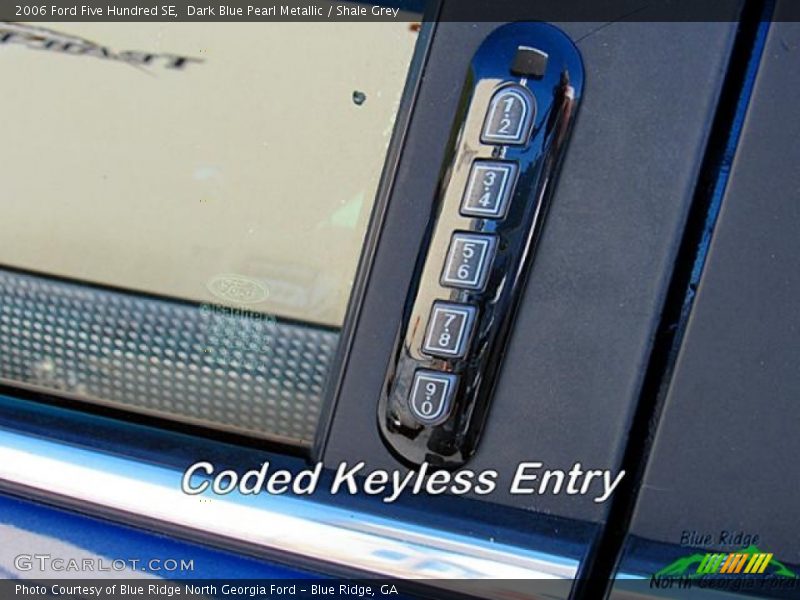 Dark Blue Pearl Metallic / Shale Grey 2006 Ford Five Hundred SE