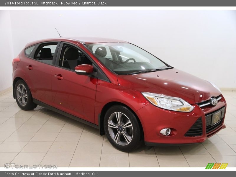 Ruby Red / Charcoal Black 2014 Ford Focus SE Hatchback
