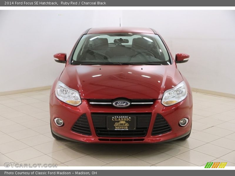 Ruby Red / Charcoal Black 2014 Ford Focus SE Hatchback