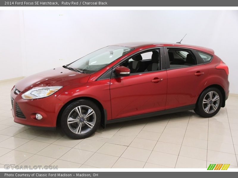 Ruby Red / Charcoal Black 2014 Ford Focus SE Hatchback
