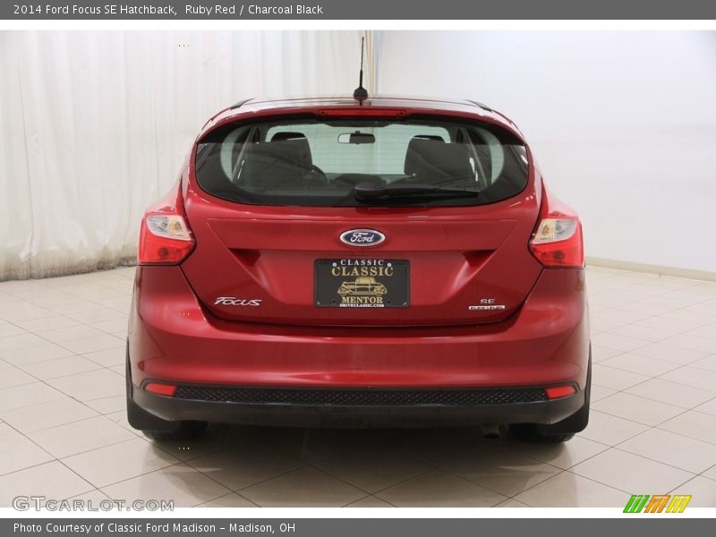 Ruby Red / Charcoal Black 2014 Ford Focus SE Hatchback