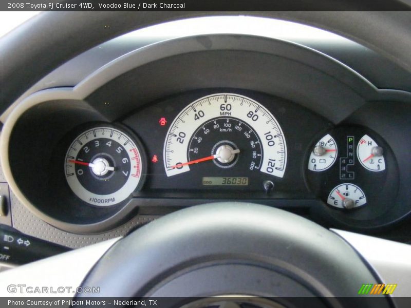 Voodoo Blue / Dark Charcoal 2008 Toyota FJ Cruiser 4WD