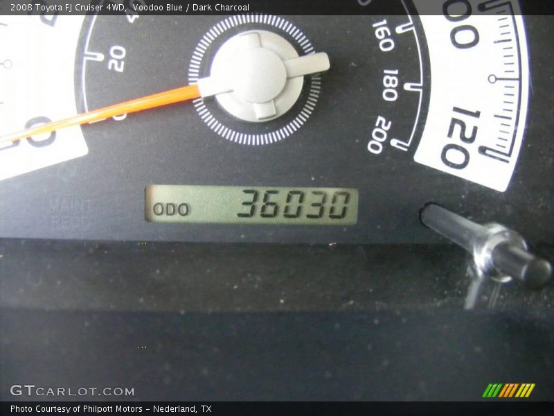Voodoo Blue / Dark Charcoal 2008 Toyota FJ Cruiser 4WD