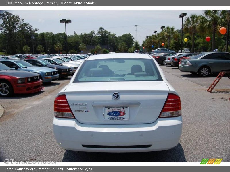 Oxford White / Shale 2006 Mercury Montego Premier