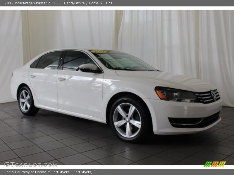 Candy White / Cornsilk Beige 2012 Volkswagen Passat 2.5L SE