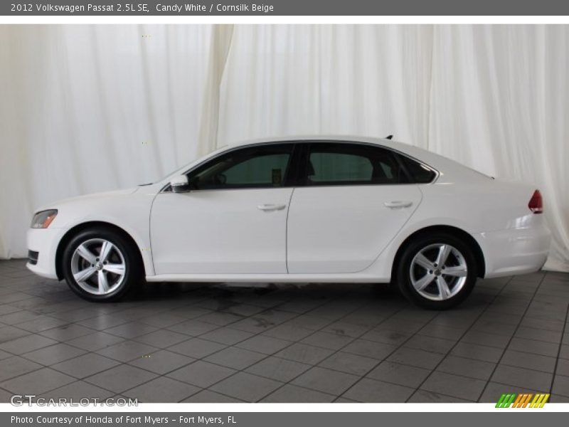 Candy White / Cornsilk Beige 2012 Volkswagen Passat 2.5L SE