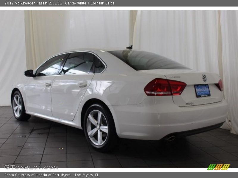 Candy White / Cornsilk Beige 2012 Volkswagen Passat 2.5L SE