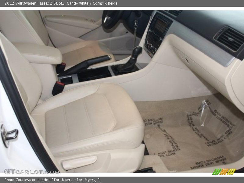 Candy White / Cornsilk Beige 2012 Volkswagen Passat 2.5L SE