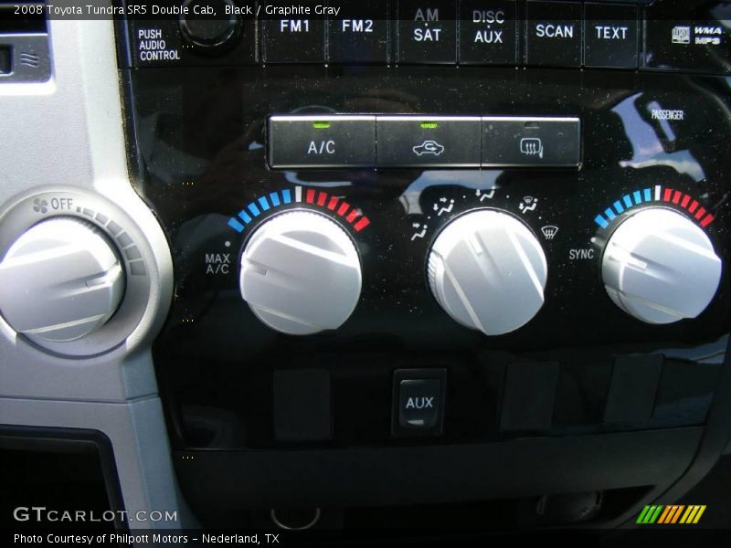 Black / Graphite Gray 2008 Toyota Tundra SR5 Double Cab