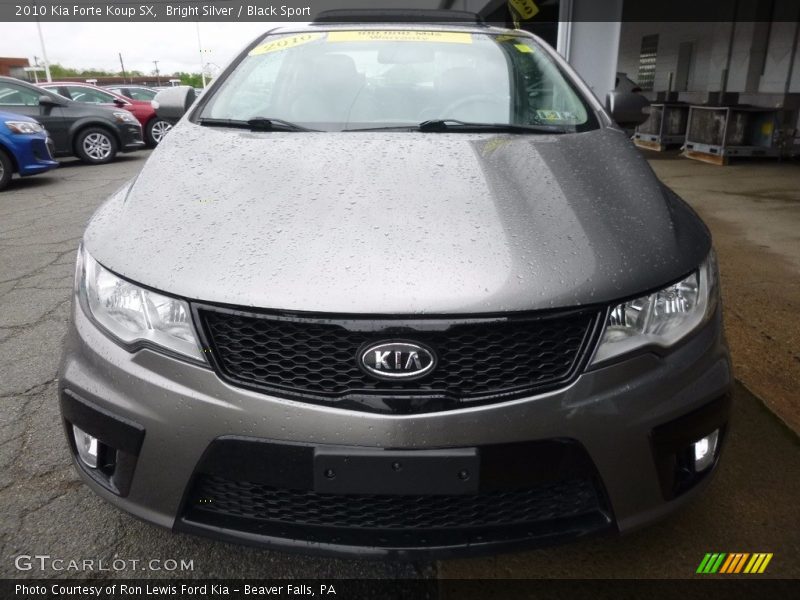 Bright Silver / Black Sport 2010 Kia Forte Koup SX