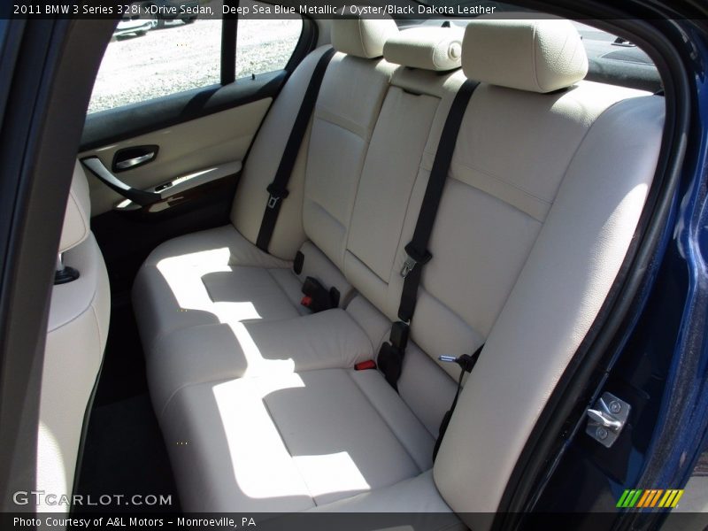 Deep Sea Blue Metallic / Oyster/Black Dakota Leather 2011 BMW 3 Series 328i xDrive Sedan