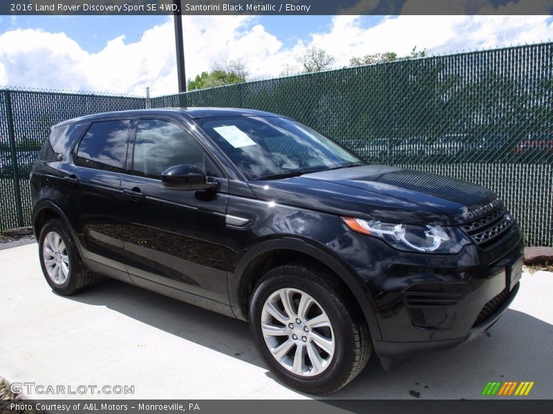 Santorini Black Metallic / Ebony 2016 Land Rover Discovery Sport SE 4WD