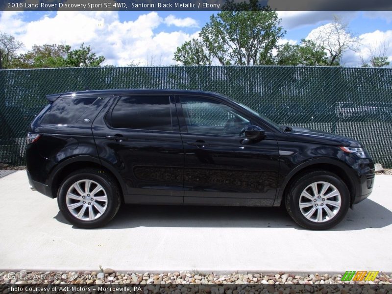 Santorini Black Metallic / Ebony 2016 Land Rover Discovery Sport SE 4WD