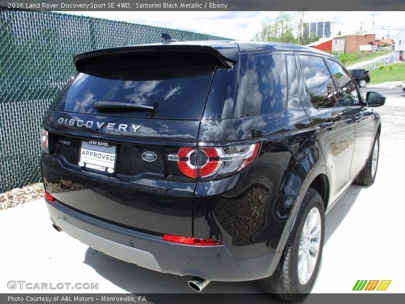 Santorini Black Metallic / Ebony 2016 Land Rover Discovery Sport SE 4WD
