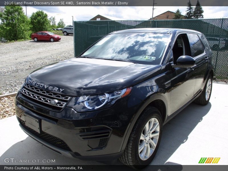 Santorini Black Metallic / Ebony 2016 Land Rover Discovery Sport SE 4WD