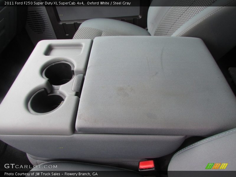 Oxford White / Steel Gray 2011 Ford F250 Super Duty XL SuperCab 4x4