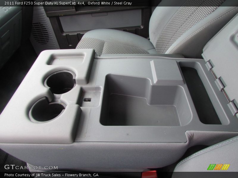 Oxford White / Steel Gray 2011 Ford F250 Super Duty XL SuperCab 4x4