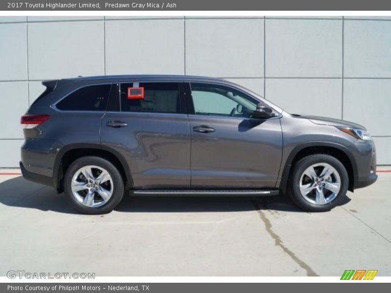 Predawn Gray Mica / Ash 2017 Toyota Highlander Limited