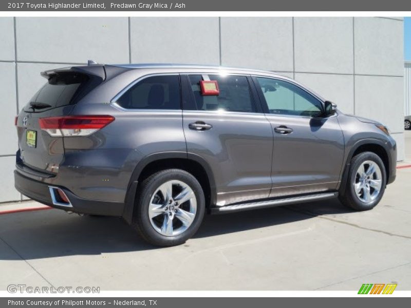 Predawn Gray Mica / Ash 2017 Toyota Highlander Limited