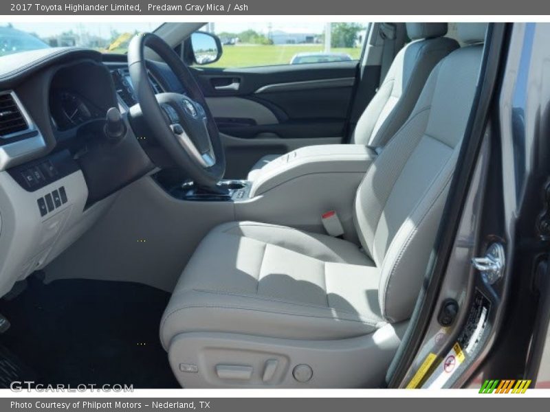 Predawn Gray Mica / Ash 2017 Toyota Highlander Limited