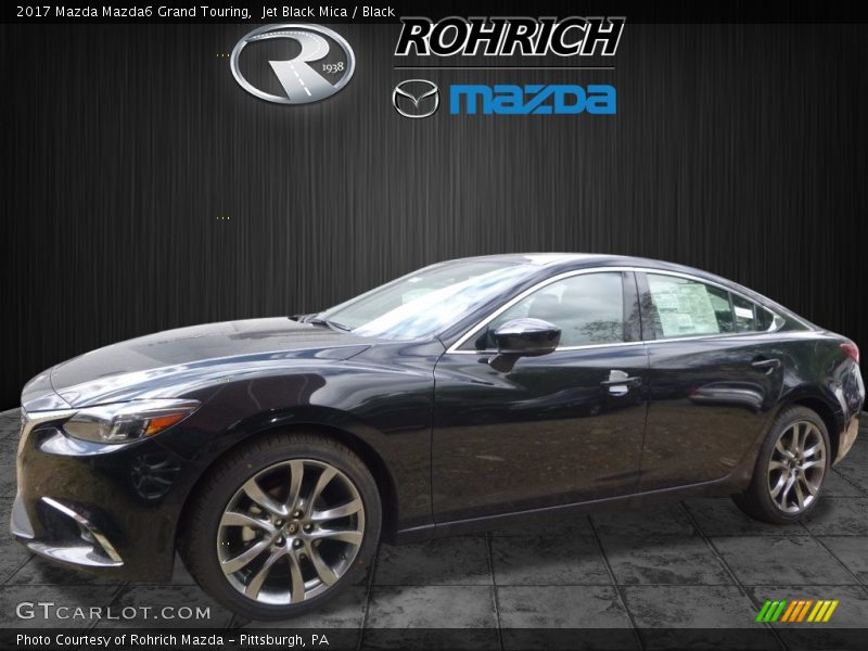 Jet Black Mica / Black 2017 Mazda Mazda6 Grand Touring