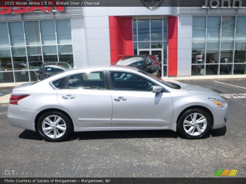 Brilliant Silver / Charcoal 2015 Nissan Altima 2.5 SV