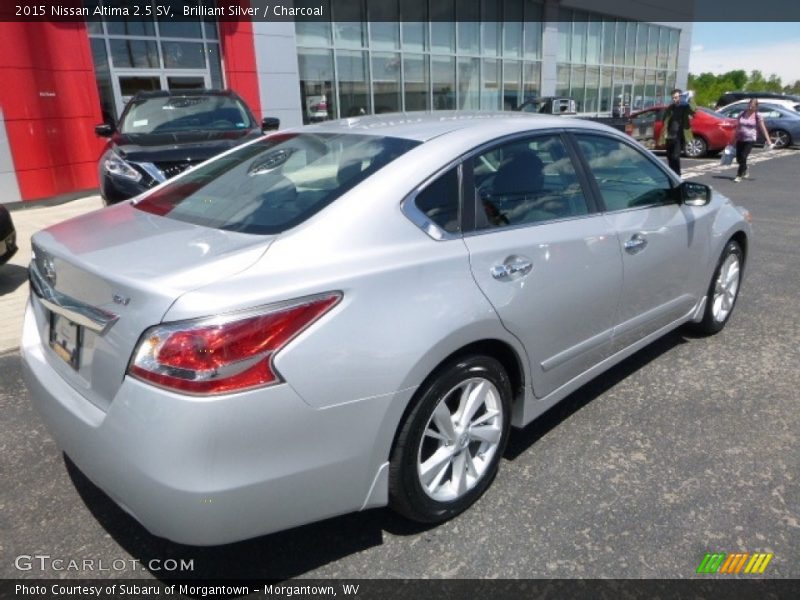 Brilliant Silver / Charcoal 2015 Nissan Altima 2.5 SV