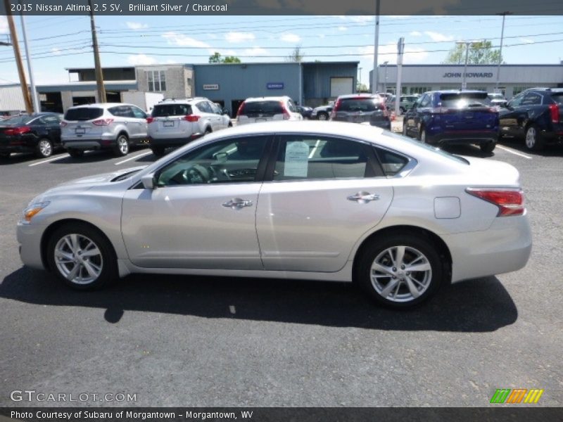 Brilliant Silver / Charcoal 2015 Nissan Altima 2.5 SV