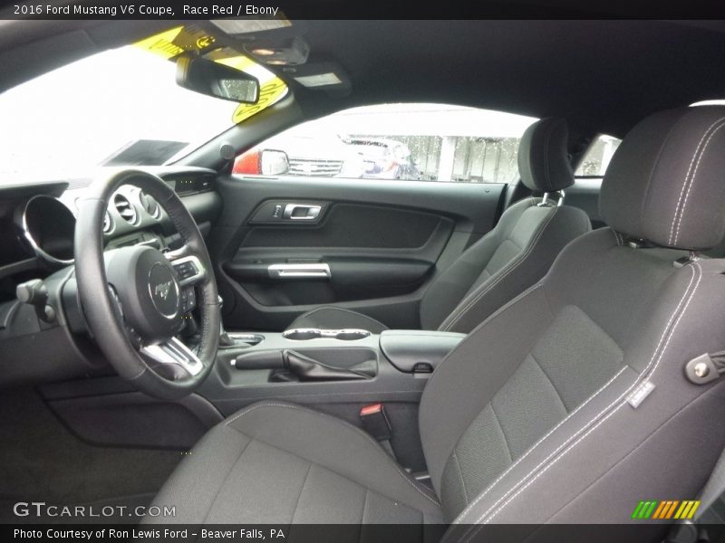 Race Red / Ebony 2016 Ford Mustang V6 Coupe